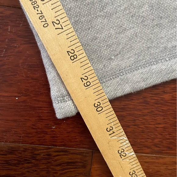 UGG Judie Lounge Pants Wide Leg Heather Gray Logo Waistband Women's Sz L  B12 - Picture 9 of 9